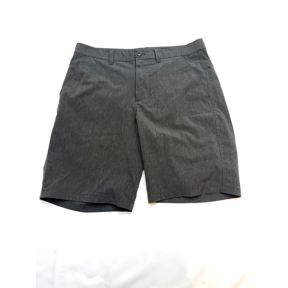 OLD NAVY ACTIVE Mens 32 Dark Gray 10" Flat Front Lightweight Golf Shorts Y15